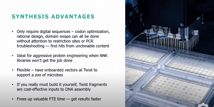 Synthesis Advantages